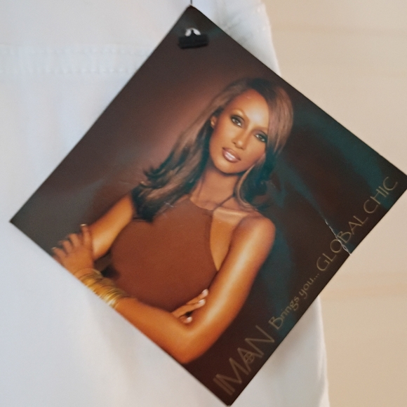 NET.IMAN Women's Crisp White Cropped Jeans Slimming t.echnologi.west 20" - Picture 10 of 10